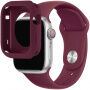 Curea din silicon cu carcasă din silicon pentru Apple Watch 45mm / 44mm - vi?iniu