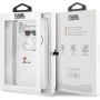 Carcasă Karl Lagerfeld Fun Eaten No Rope Hard Case, pentru iPhone XS Max - transparent