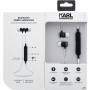 Căști wireless Karl Lagerfeld Bluetooth - alb