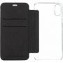 Husă Karl Lagerfeld Ikonik Book, pentru iPhone X / XS - negru
