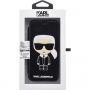 Husă Karl Lagerfeld Ikonik Book, pentru iPhone X / XS - negru