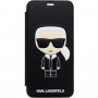 Husă Karl Lagerfeld Ikonik Book, pentru iPhone XS Max - negru