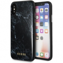 Husă TPU Guess Marble TPU, pentru iPhone X / XS - negru