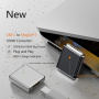 Adaptor de încărcare magnetic USB-C PD 100W / MagSafe 3 pentru MacBook - argintiu