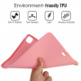 Husă mată din plastic moale pentru iPad Air 11" (2024-2026) - roz