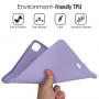 Husă mată din plastic moale pentru iPad Air 11" (2024-2026) - mov
