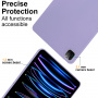 Husă mată din plastic moale pentru iPad Air 11" (2024-2026) - mov
