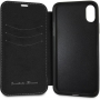 Ferrari Off Track Book FEHDEFLBKPXBK iPhone X/XS, negru