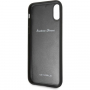 Husă din piele Ferrari Heritage Stripe Hard FEHDEHCPXRE iPhone X/XS, roșu