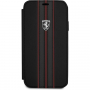 Husă Ferrari Off Track Logo Book FEURFLBKPXBKR iPhone X/XS, negru