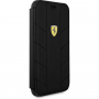 Husă Ferrari Tyres Daphne Book FESCODFLBKPXBK iPhone X/XS, negru