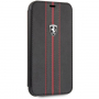 Ferrari FEURFLBKI61BKR Off Track Logo Book case iPhone XR, negru