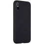 Husă din silicon Tactic Velvet Smoothie pentru iPhone XR - negru