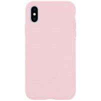 Husă din silicon Tactic Velvet Smoothie pentru iPhone XR - roz deschis