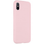 Husă din silicon Tactic Velvet Smoothie pentru iPhone XR - roz deschis