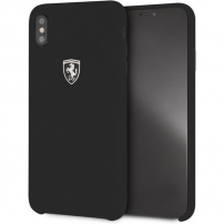 Ferrari FEOSIHCI65BK Off Track Silicone case iPhone XS Max, negru