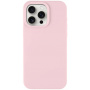 Husă din silicon Tactic Velvet Smoothie pentru iPhone 15 Pro Max - roz deschis