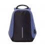 Rucsac de protecţie cu port USB extern pentru iPad / MacBook până la 15" - albastru