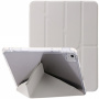 Husă cu spate transparent și suport origami pentru iPad Air 11" (2024-2026) - gri