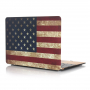 Husă mată pentru MacBook Air 13" (A1932 / A2179 / A2337) - steag retro USA