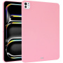 Husă mată din plastic moale pentru iPad Pro 11" (2024/2025) - roz