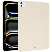 Husă mată din plastic moale pentru iPad Pro 11" (2024/2025) - bej