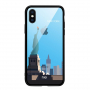 Carcasă NXE, cu partea de spate sin sticlă, pentru iPhone XS Max - New York