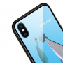 Carcasă NXE, cu partea de spate sin sticlă, pentru iPhone XS Max - New York