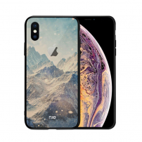 Carcasă NXE, cu partea de spate sin sticlă, pentru iPhone XS Max - munți