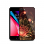 Carcasă NXE, cu partea de spate sin sticlă, pentru iPhone SE (2020/2022) / 8 / 7 - floare portocalie