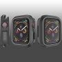 Husă din silicon, pentru Apple Watch 40mm - negru - gri