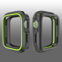 Husă din silicon, pentru Apple Watch 40mm - negru - verde