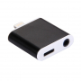 Adaptor / reducţie lightning, conector la jack 3,5 mm cu conector lightning, pentru Apple iPhone 8 / 8 Plus / 7 / 7 Plus / 6S / 6S Plus / 6 / 6 Plus