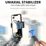 CYKE Q08 buzunar Bluetooth selfie stick / trepied cu stabilizator - negru