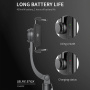 CYKE Q08 buzunar Bluetooth selfie stick / trepied cu stabilizator - negru