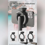Stick/trepied Bluetooth selfie cu atasament magnetic pentru iPhone - alb