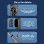 Stick/trepied Bluetooth selfie cu atasament magnetic pentru iPhone - alb