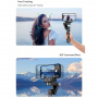 Stick de cardan Bluetooth selfie multifuncțional Q18 cu stabilizator și urmărire a mișcării pentru iPhone - negru