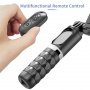 Stick de cardan Bluetooth selfie multifuncțional Q18 cu stabilizator și urmărire a mișcării pentru iPhone - negru