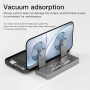 Suport de serviciu cu ventuze pentru fixarea display-ului pentru iPhone - gri
