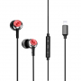 Căști BASEUS Encok, cu conector lightning pentru iPhone / iPad - negru