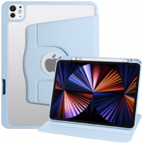 Husă rotativă 360° cu compartiment pentru Apple Pencil pentru iPad Pro 13" (2024/2025) - albastră