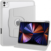 Husă rotativă 360° cu compartiment pentru Apple Pencil pentru iPad Pro 13" (2024/2025) - gri