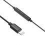 Căști BASEUS Encok, cu conector lightning pentru iPhone / iPad - negru