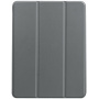 Husă din piele PU cu compartiment pentru Apple Pencil și funcție sleep pentru iPad Air 11" (2024-2026) - gri