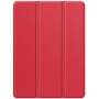Husă din piele PU cu compartiment pentru Apple Pencil și funcție sleep pentru iPad Pro 11" (2024/2025) - roșie