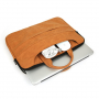 Servietă elegantă SOYAN, pentru MacBook 13,3" - maro