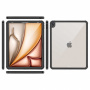 RedPepper Husă rezistentă la șocuri pentru iPad Air 13" (2024-2026) - neagră