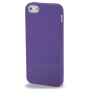 Carcasă netedă din cauciuc, pentru iPhone 5 / 5S /SE (2016) – violetă