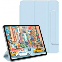 Husă magnetică cu închidere cu magnet pentru iPad Air 11" (2024-2026) - albastră